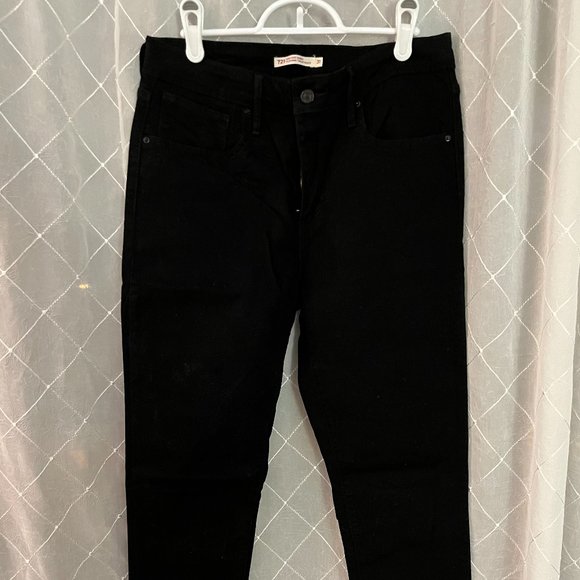 Black high rise Levi's skinny jeans size 31 - Picture 1 of 5
